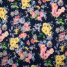 Барби-креп костюмка (цветы на темно-синем) VT-878